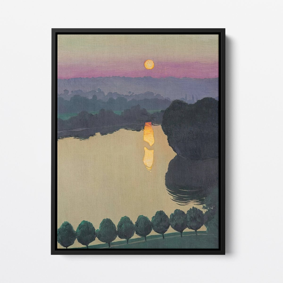 Sunset at the Andelys | Felix Vallotton | Ave Legato Art Prints