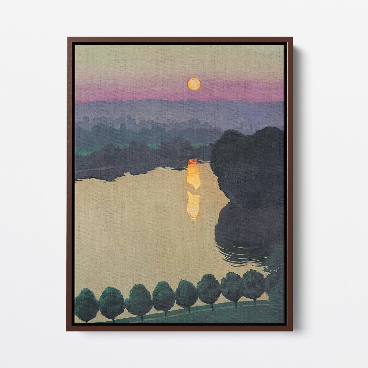 Sunset at the Andelys | Felix Vallotton | Ave Legato Art Prints