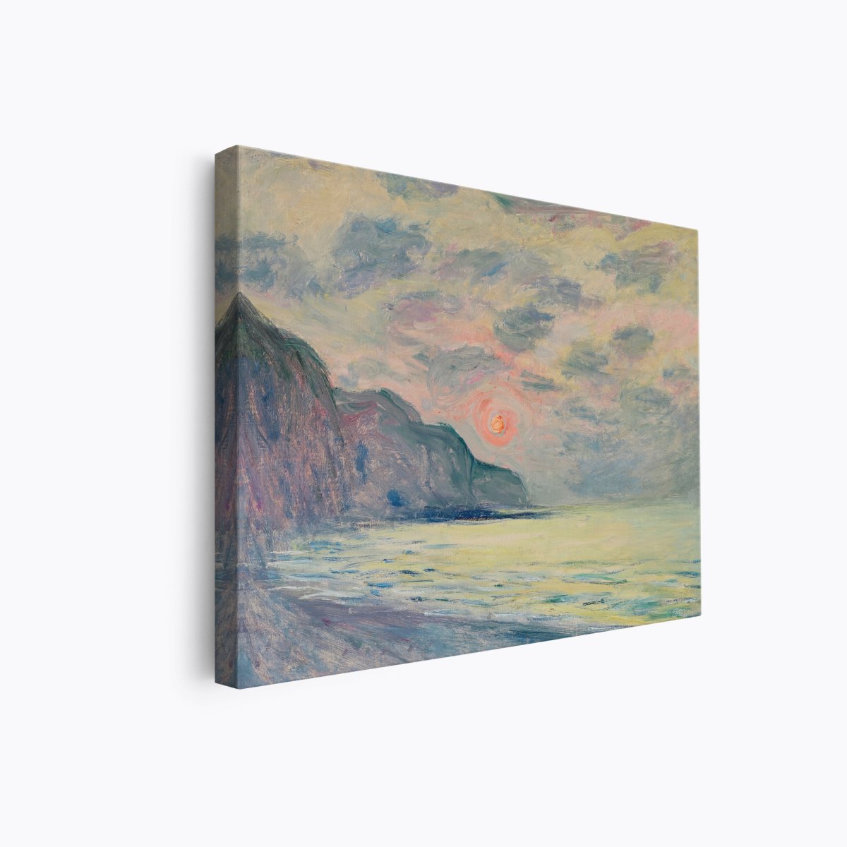 Sunset, Foggy Weather, Pourville | Claude Monet | Ave Legato Art Prints