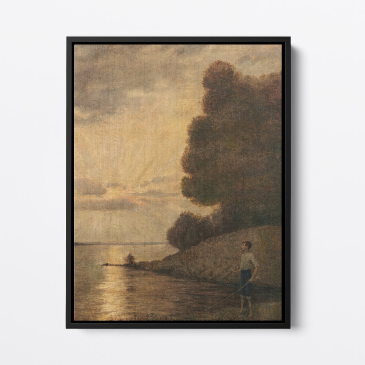 Sunset on the Upper Rhine | Hans Thoma | Ave Legato Art Prints