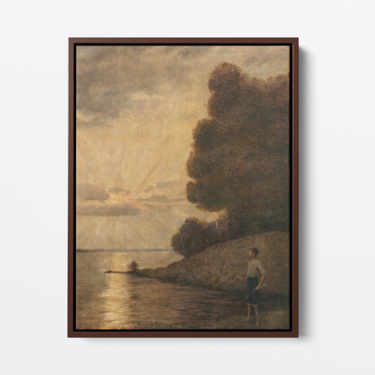 Sunset on the Upper Rhine | Hans Thoma | Ave Legato Art Prints