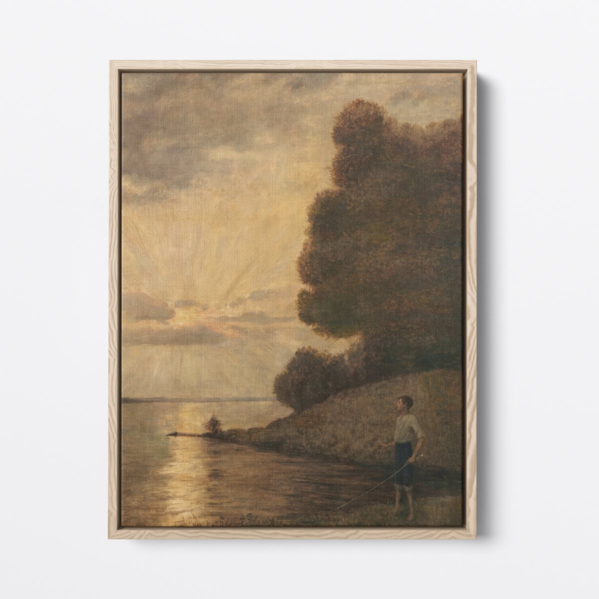 Sunset on the Upper Rhine | Hans Thoma | Ave Legato Art Prints