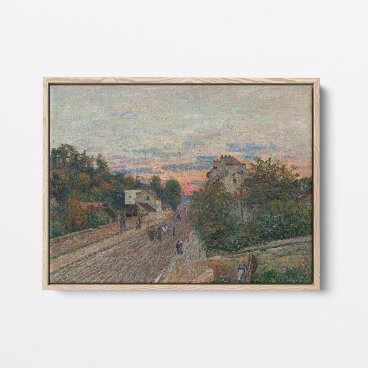 Sunset, Road to Versailles | Alfred Sisley | Ave Legato Art Prints