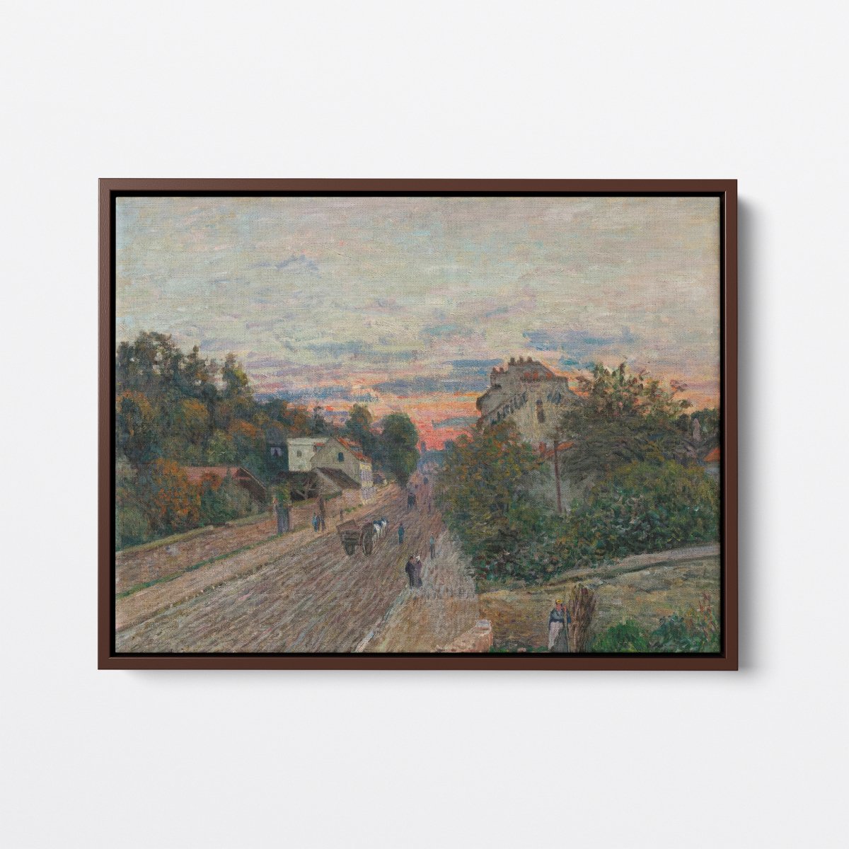 Sunset, Road to Versailles | Alfred Sisley | Ave Legato Art Prints