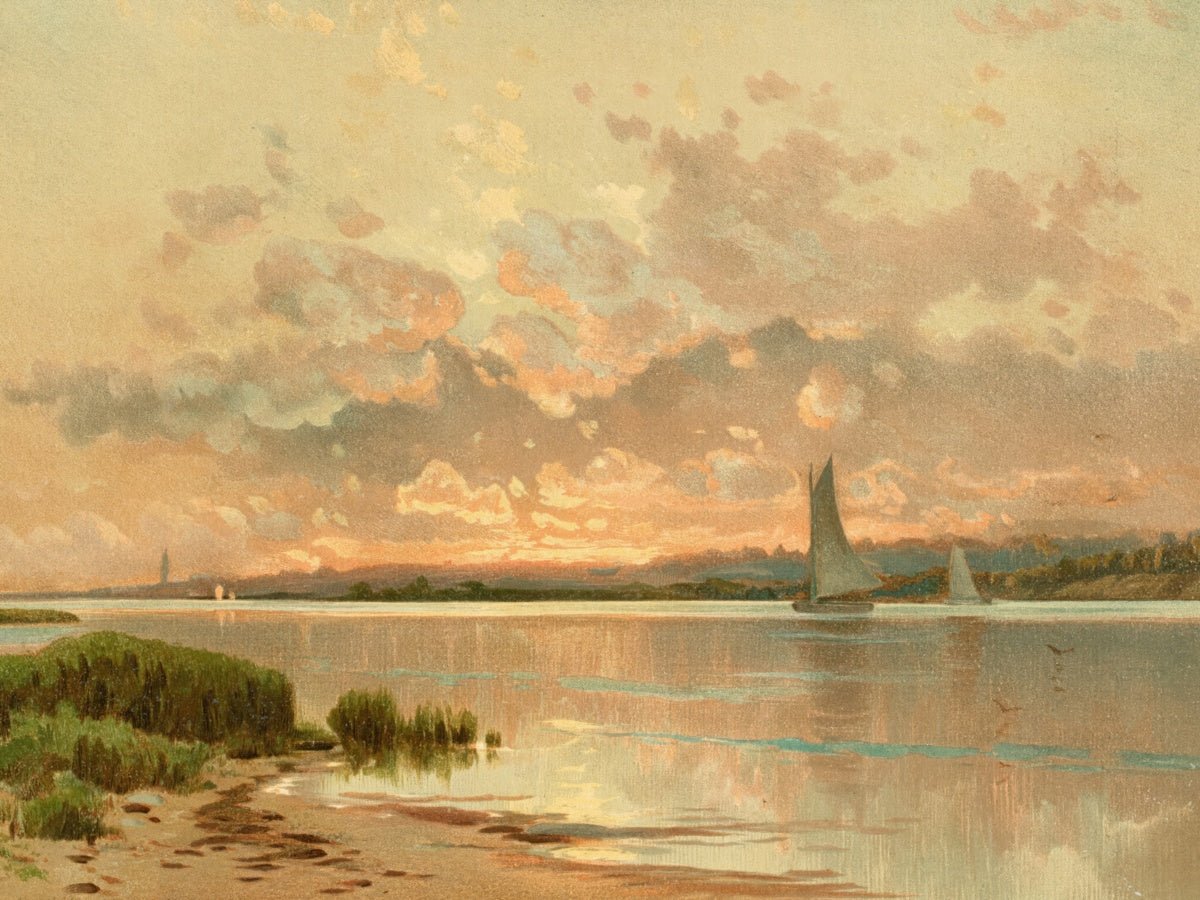 Sunset, Shinnecock Bay | Alfred Bricher | Ave Legato Art Prints