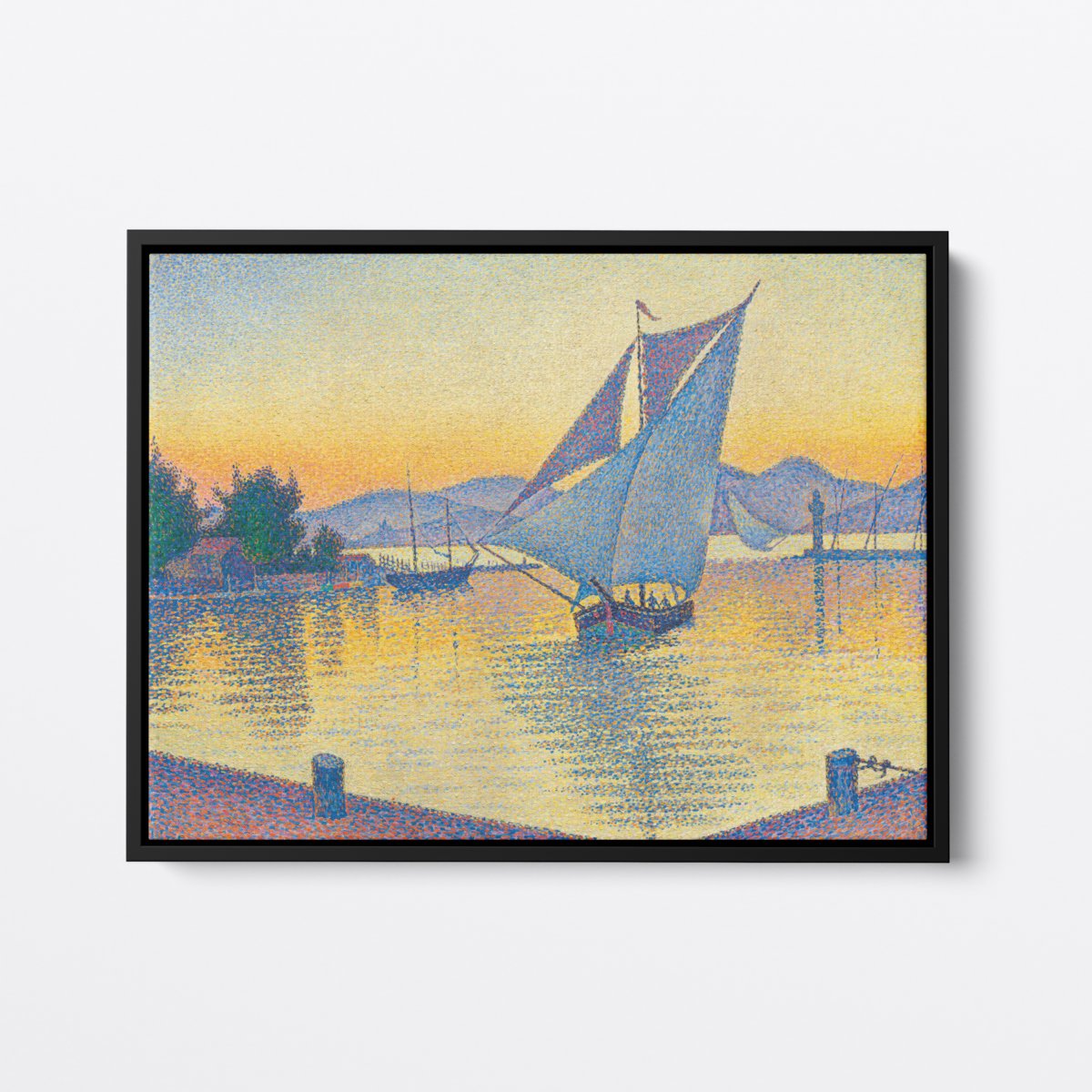 Sunset Ships | Paul Signac | Ave Legato | Canvas Art Prints | Vintage Artwork