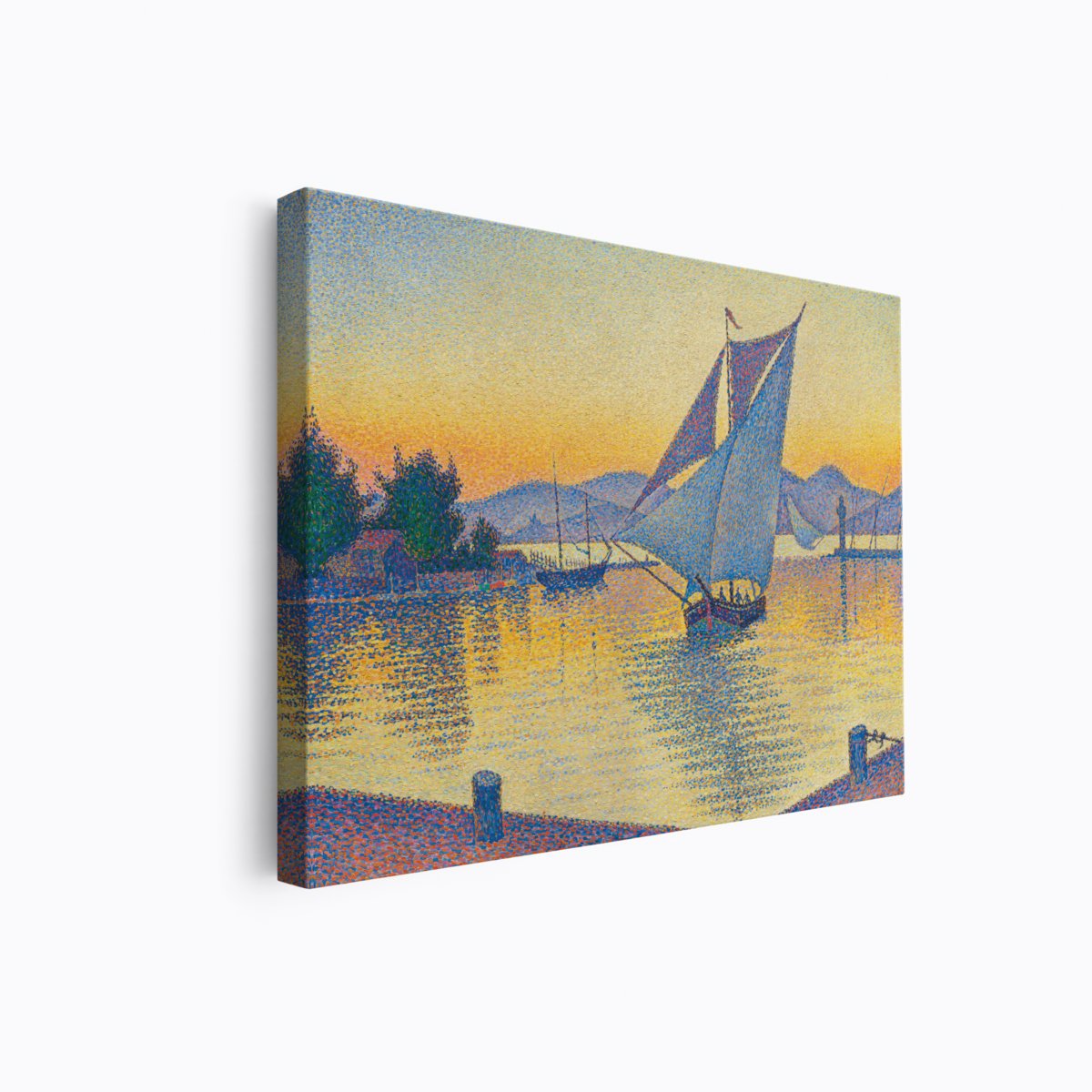 Sunset Ships | Paul Signac | Ave Legato | Canvas Art Prints | Vintage Artwork