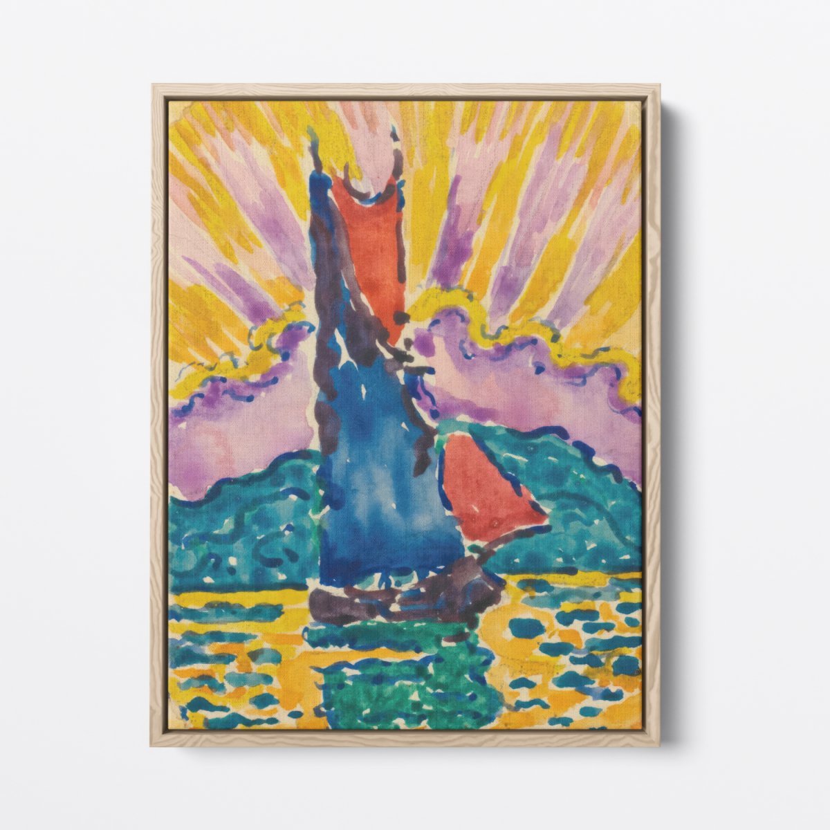 Sunset, The Fan | Paul Signac | Ave Legato Art Prints