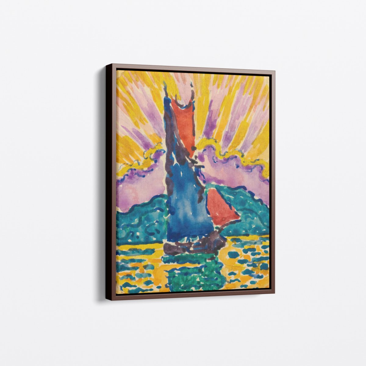 Sunset, The Fan | Paul Signac | Ave Legato Art Prints