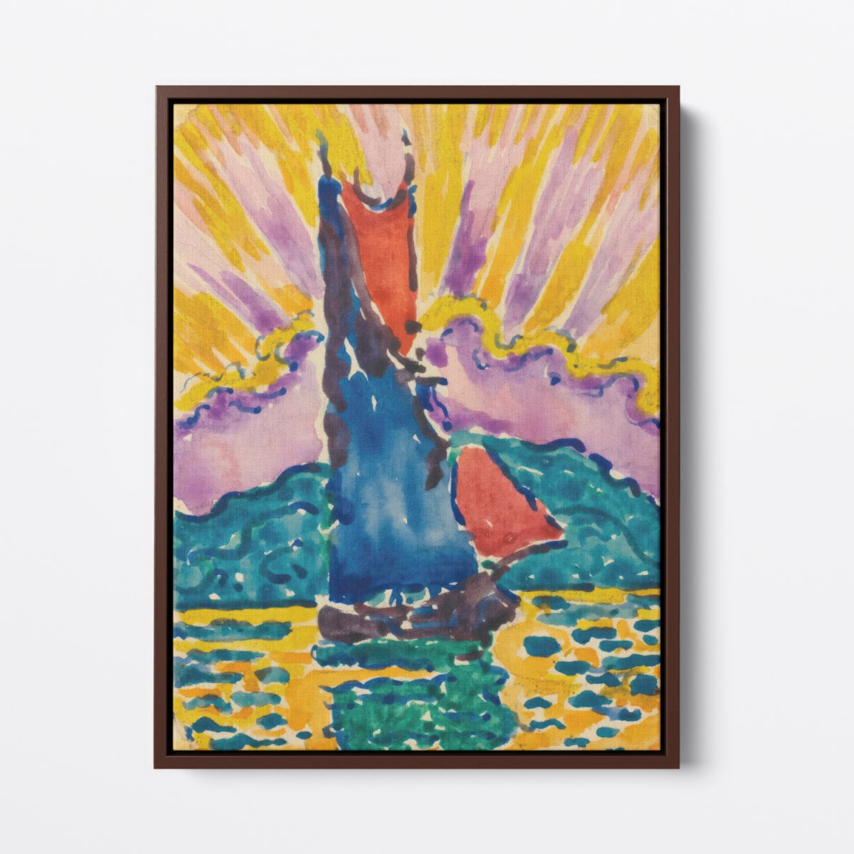 Sunset, The Fan | Paul Signac | Ave Legato Art Prints