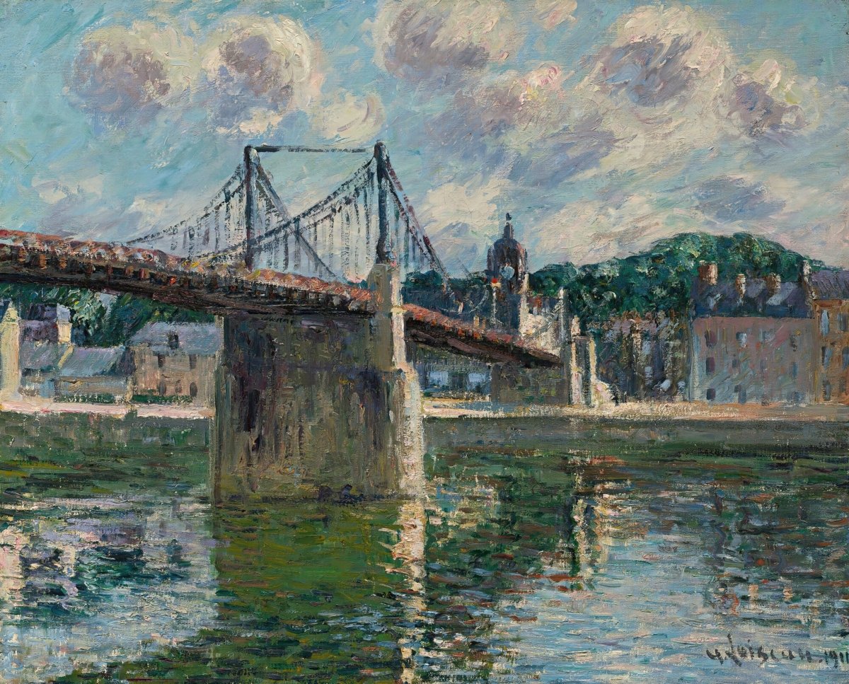 Suspension Bridge | Gustave Loiseau | Ave Legato Art Prints