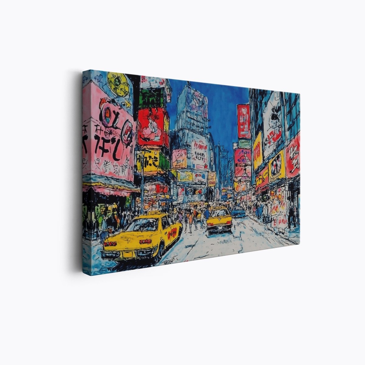 Taxis and Billboards | Ave Legato | Ave Legato Art Prints