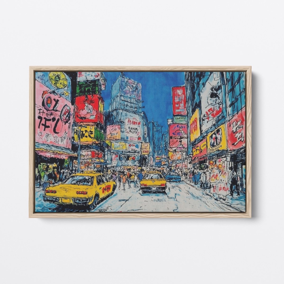 Taxis and Billboards | Ave Legato | Ave Legato Art Prints