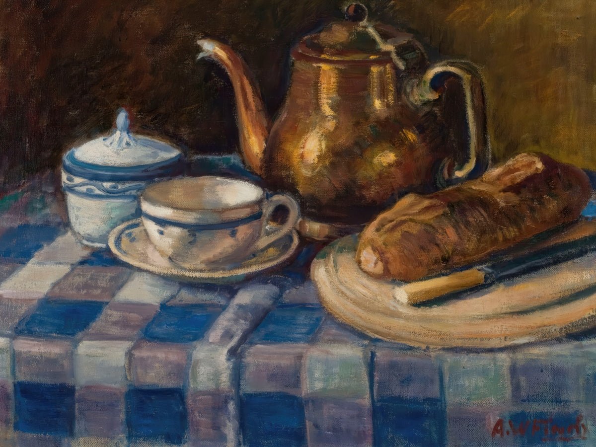 Teapot Still Life | Alfred Finch | Ave Legato Art Prints