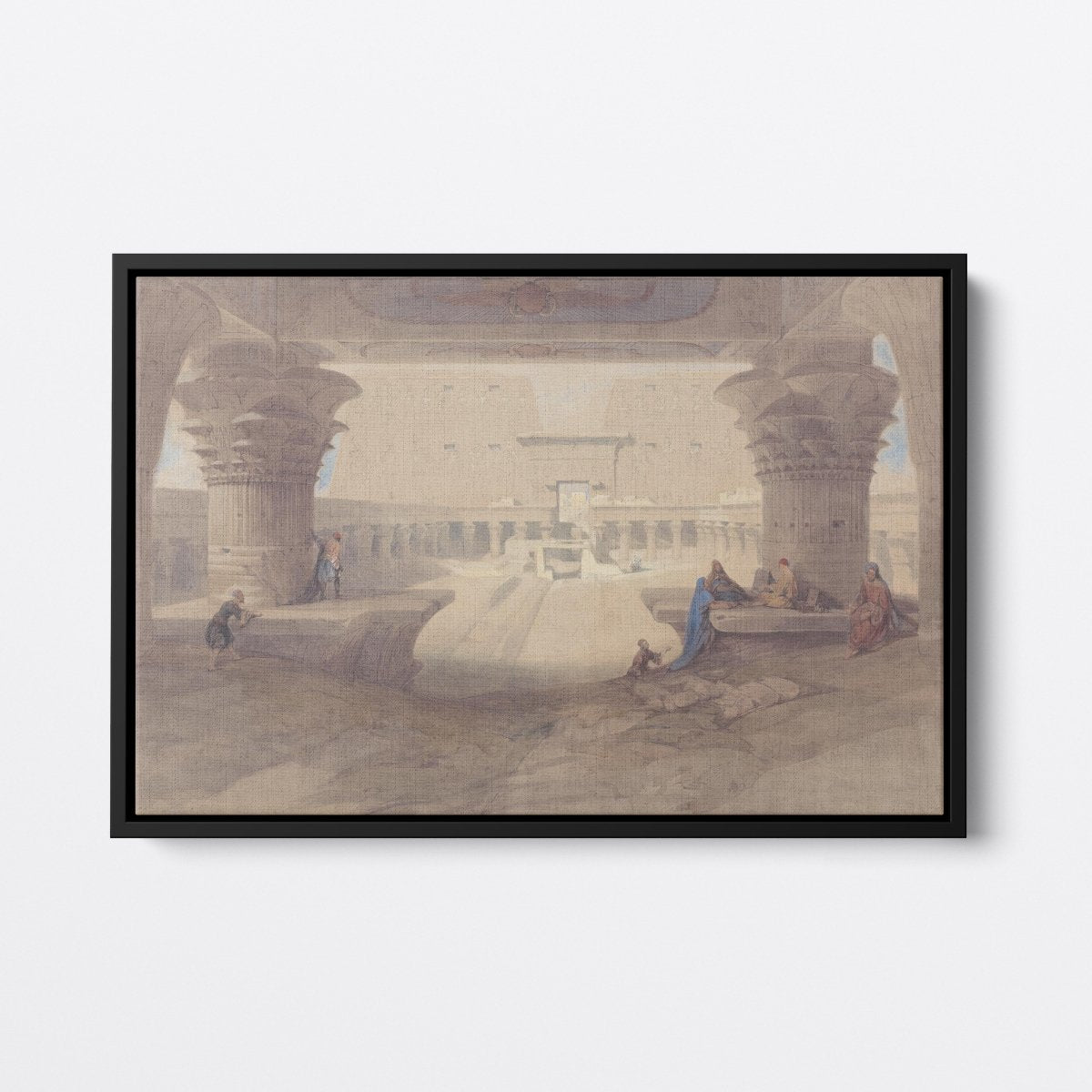 Temple of Edfu, Upper Egypt | David Roberts | Ave Legato Art Prints