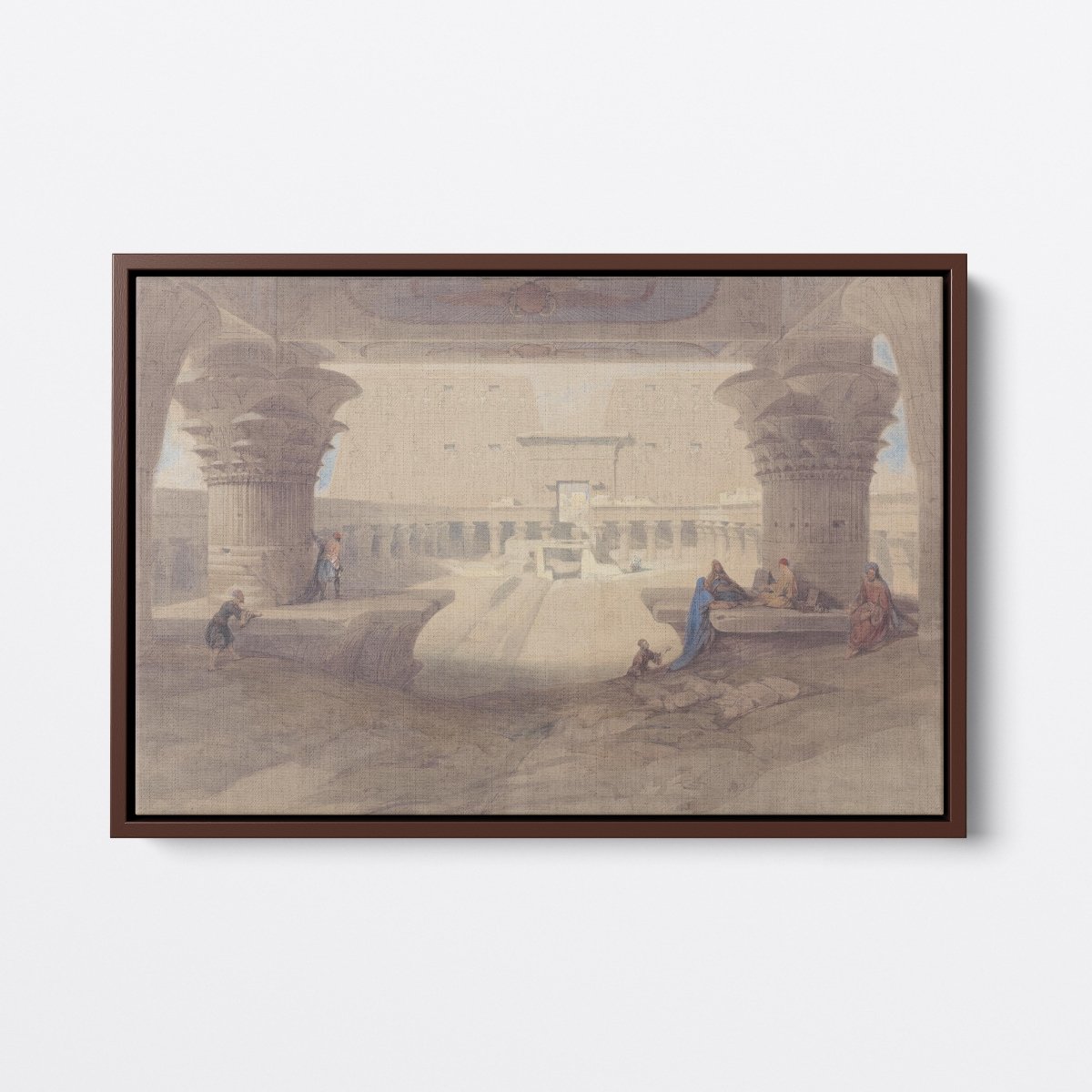 Temple of Edfu, Upper Egypt | David Roberts | Ave Legato Art Prints