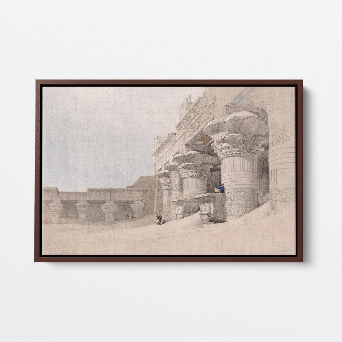 Temple of Horus, Edfu, from Egypt and Nubia | David Roberts | Ave Legato Art Prints