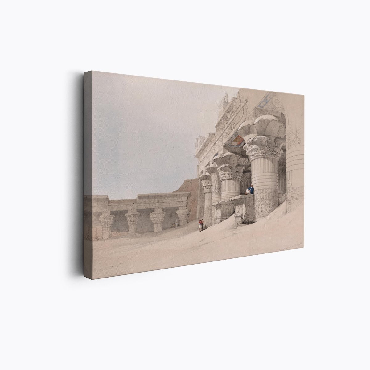 Temple of Horus, Edfu, from Egypt and Nubia | David Roberts | Ave Legato Art Prints