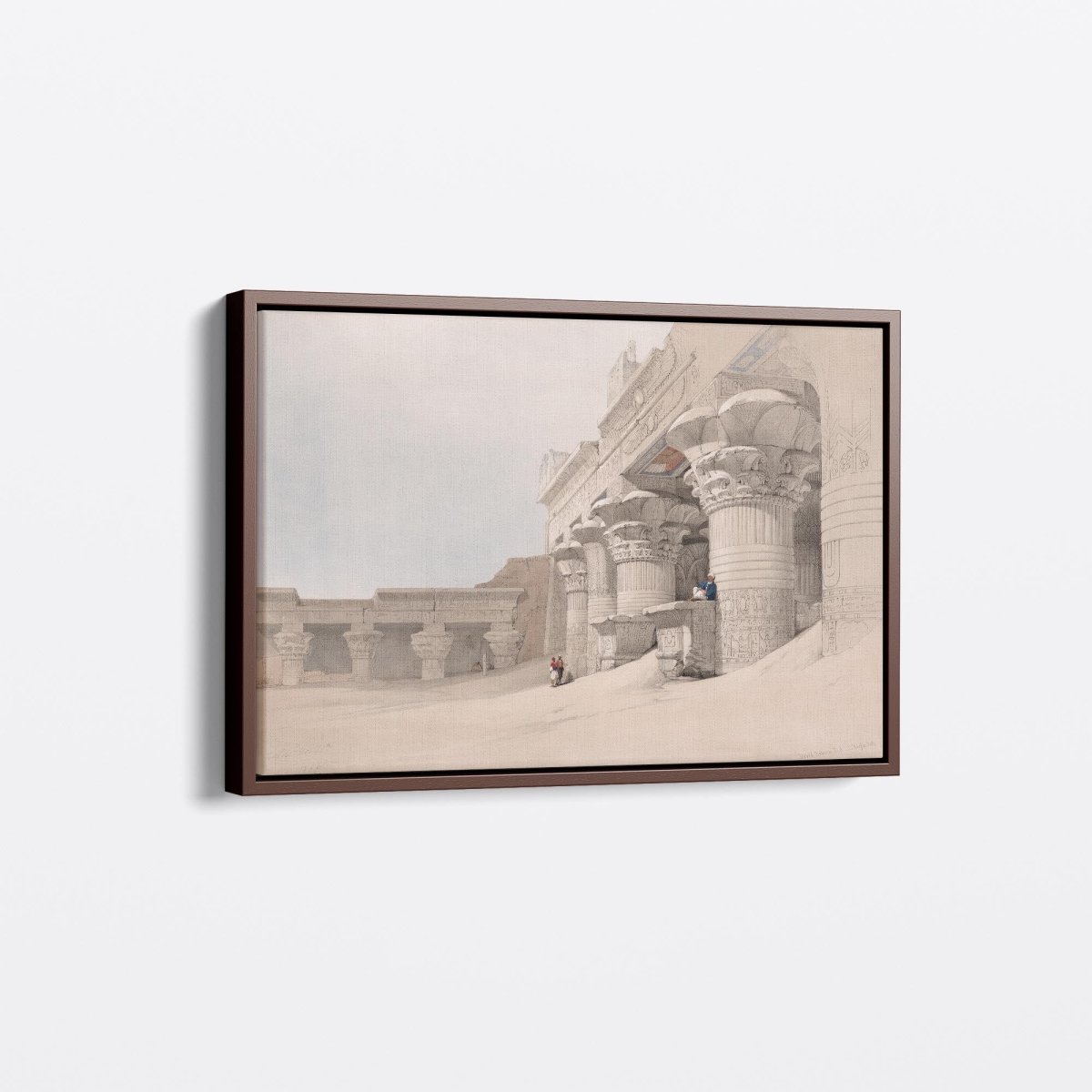 Temple of Horus, Edfu, from Egypt and Nubia | David Roberts | Ave Legato Art Prints