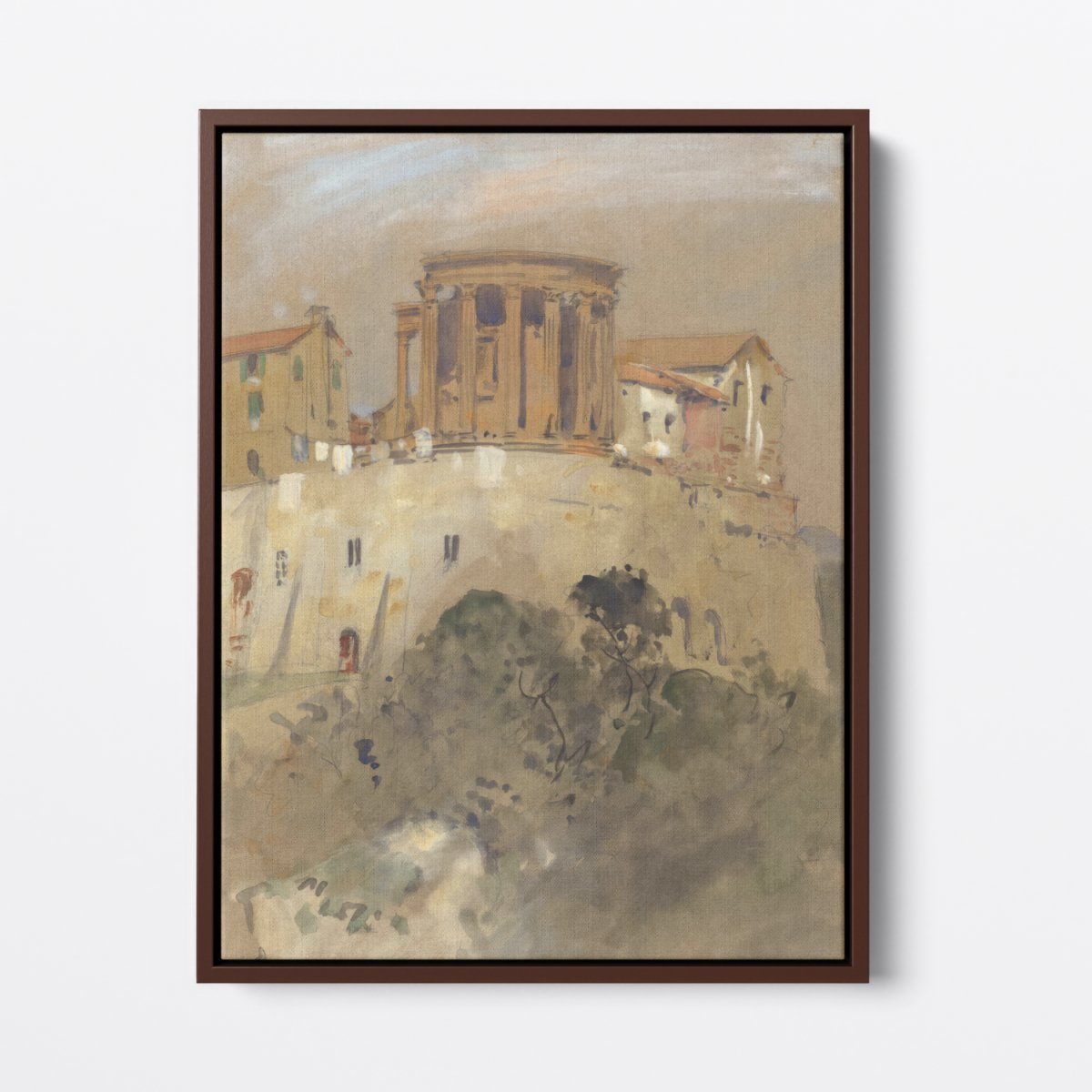 Temple of Vesta at Tivoli | Hercules Brabazon | Ave Legato Art Prints