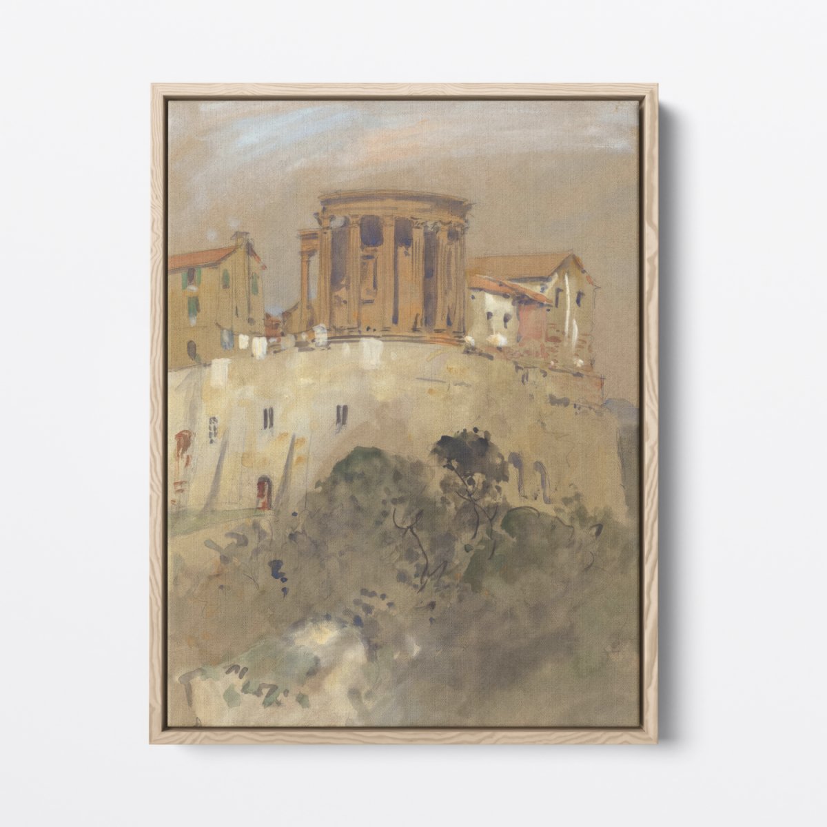 Temple of Vesta at Tivoli | Hercules Brabazon | Ave Legato Art Prints