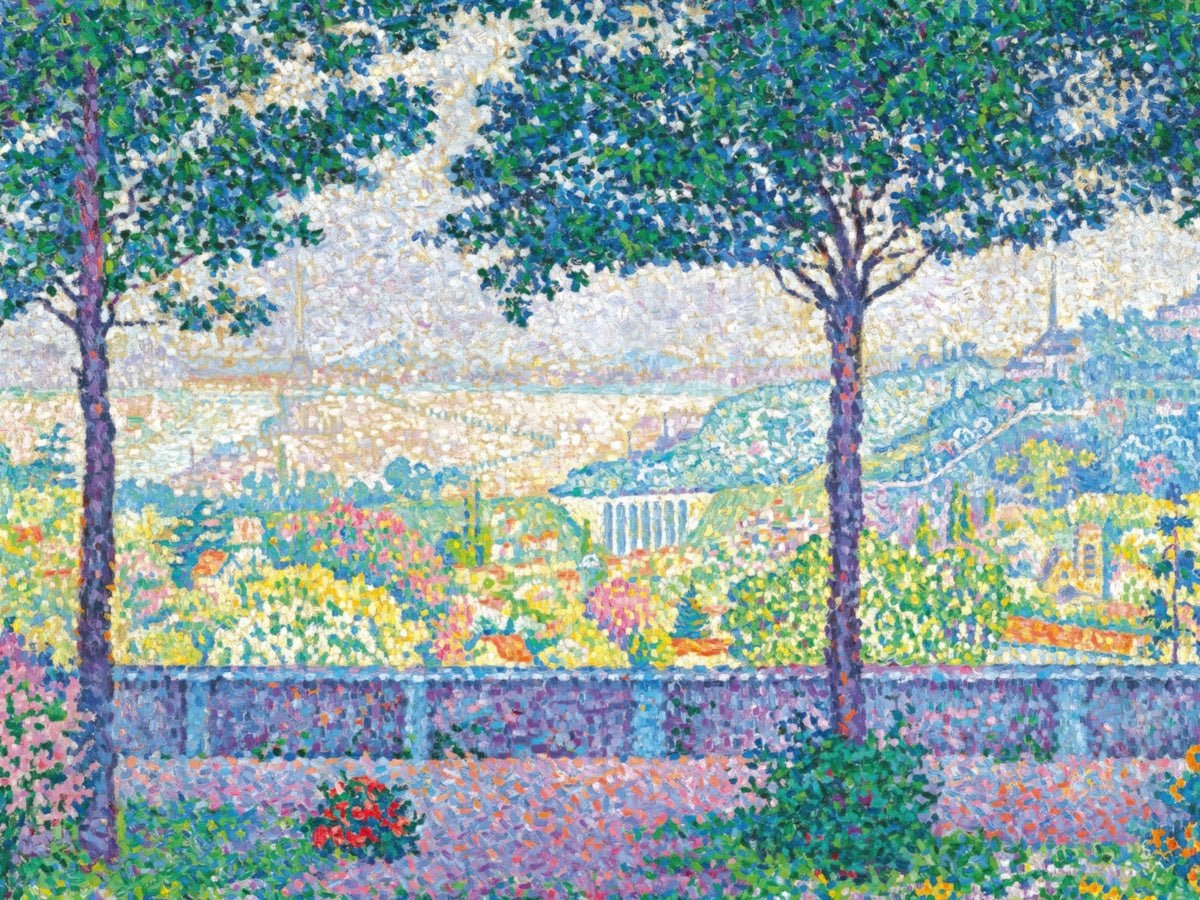 Terrace of Meudon | Paul Signac | Ave Legato Art Prints