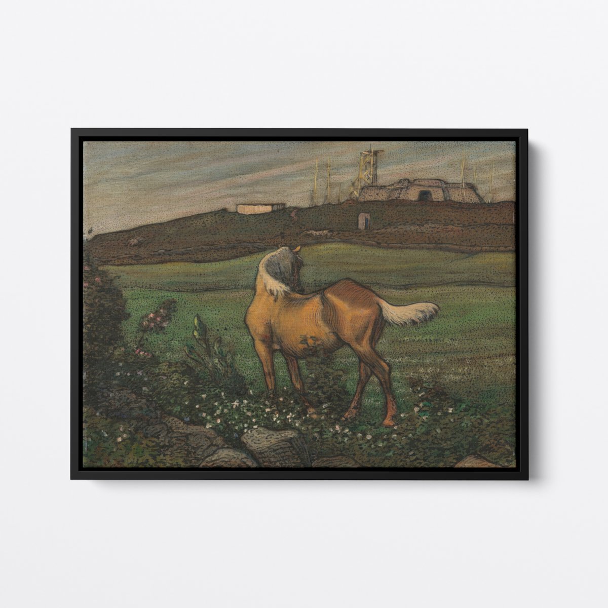 Texas Horse | Nils Kreuger | Ave Legato | Canvas Art Prints | Vintage Artwork