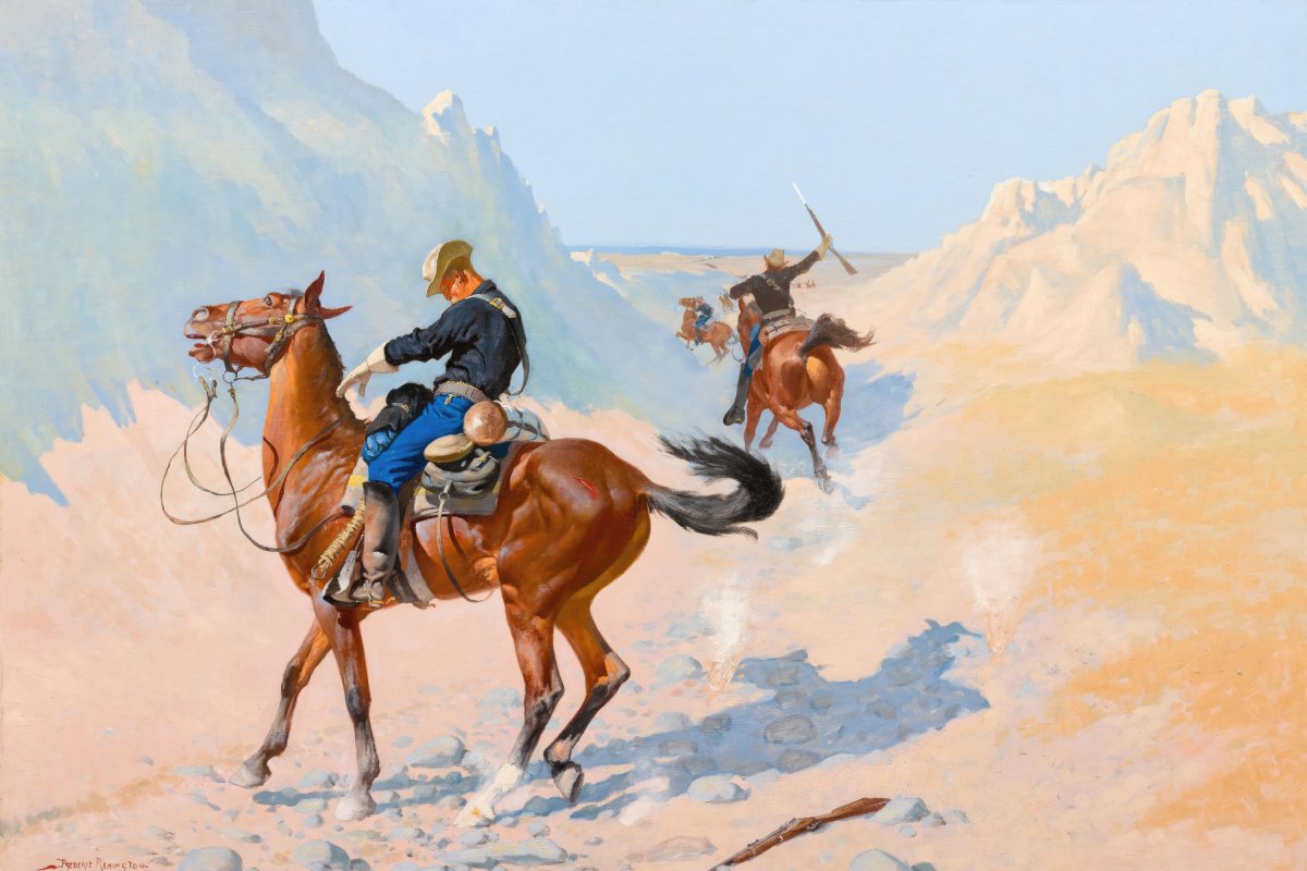 The Advance - Guard, or The Military Sacrifice | Frederic Remington | Ave Legato Art Prints