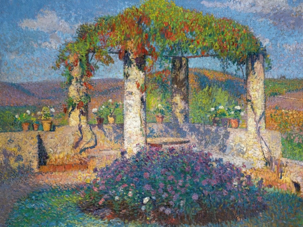 The Arbor at Marquayrol Park | Henri Martin | Ave Legato Art Prints