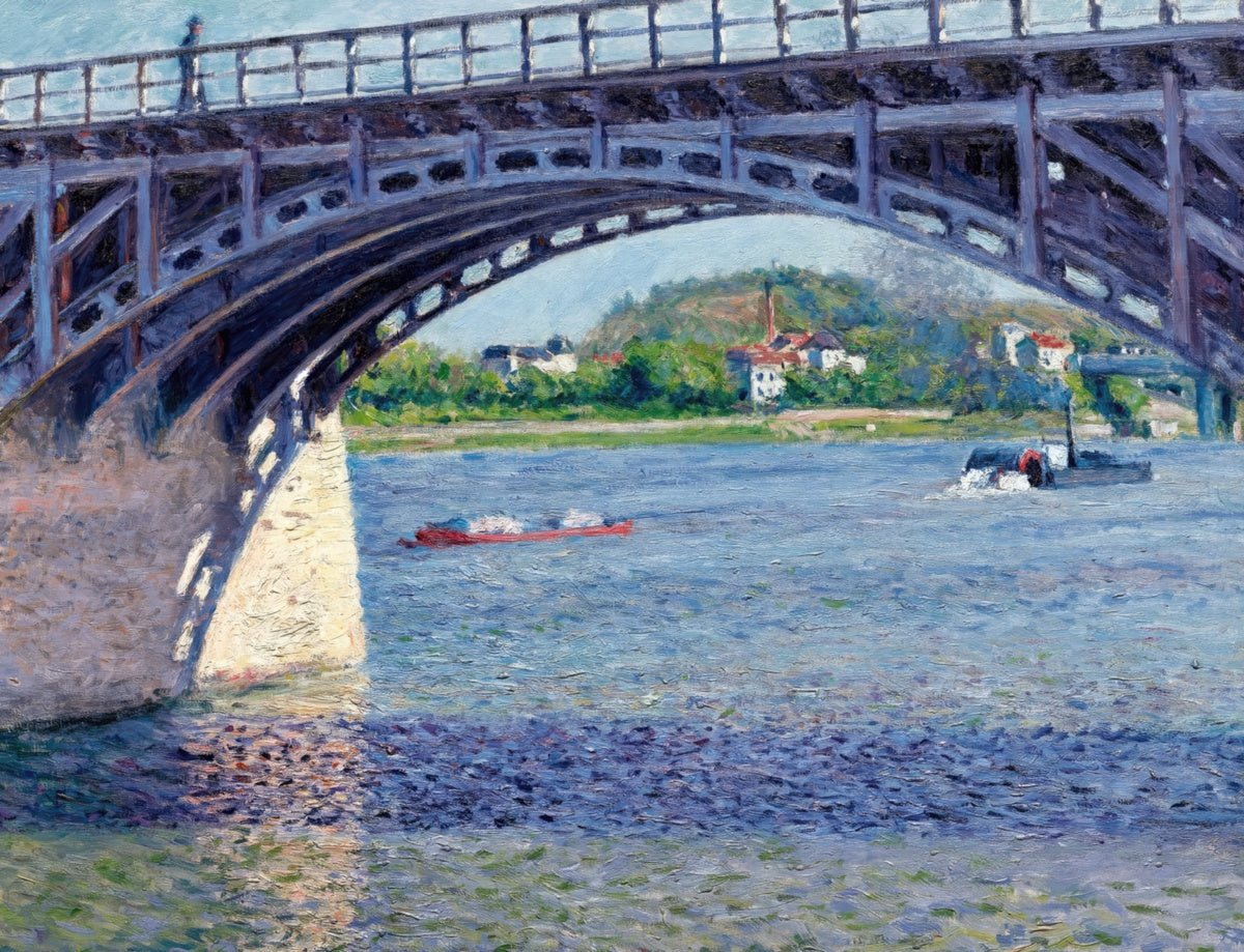 The Argenteuil Bridge and the Seine | Gustave Caillebotte | Ave Legato Art Prints