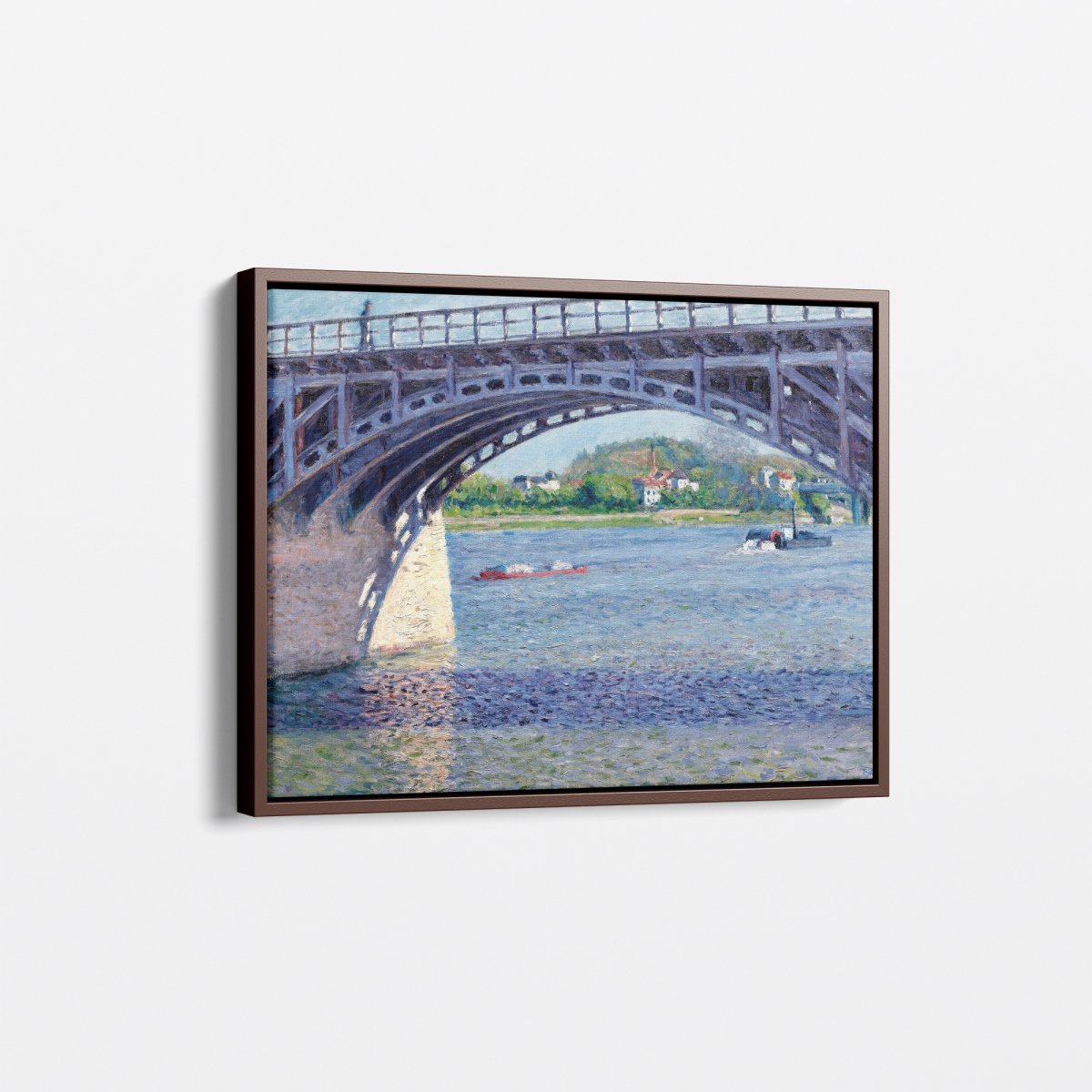 The Argenteuil Bridge and the Seine | Gustave Caillebotte | Ave Legato Art Prints