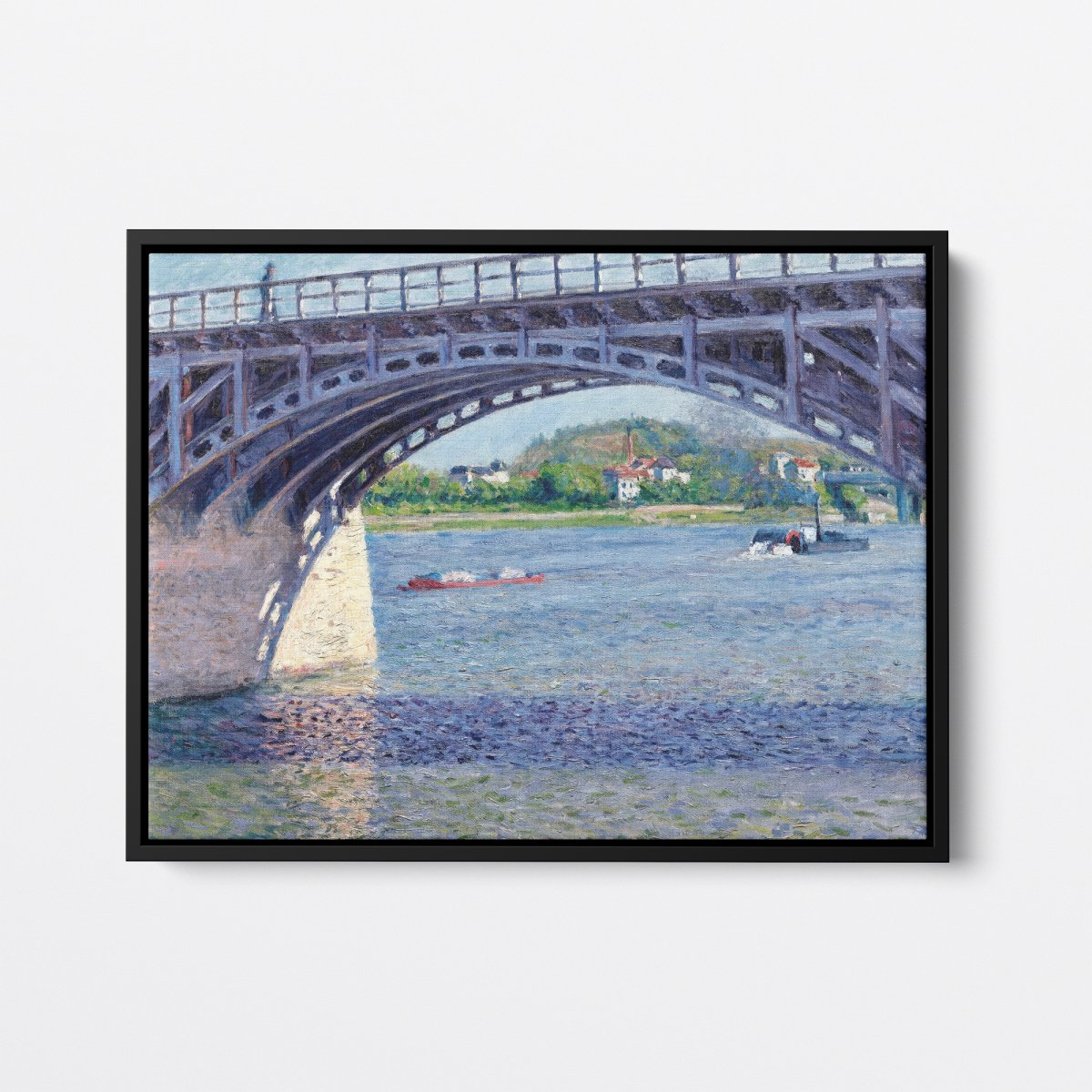 The Argenteuil Bridge and the Seine | Gustave Caillebotte | Ave Legato Art Prints