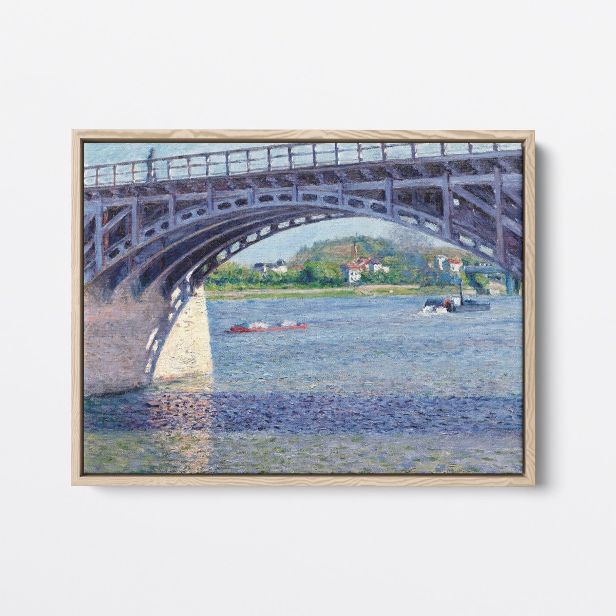 The Argenteuil Bridge and the Seine | Gustave Caillebotte | Ave Legato Art Prints