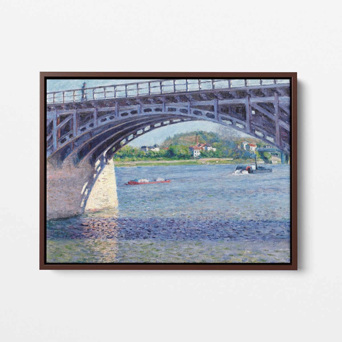 The Argenteuil Bridge and the Seine | Gustave Caillebotte | Ave Legato Art Prints