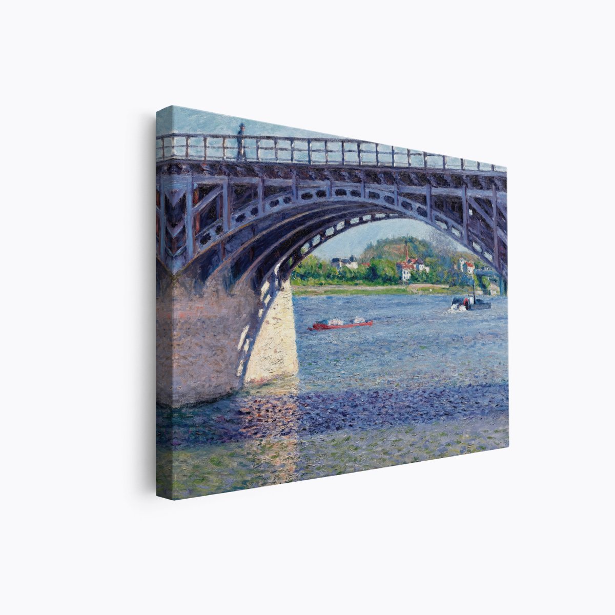 The Argenteuil Bridge and the Seine | Gustave Caillebotte | Ave Legato Art Prints