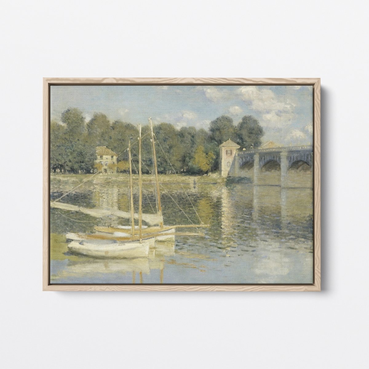 The Argenteuil Bridge | Claude Monet | Ave Legato Art Prints