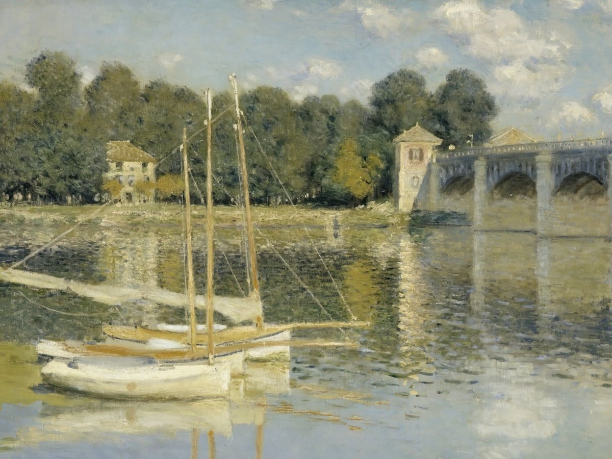 The Argenteuil Bridge | Claude Monet | Ave Legato Art Prints