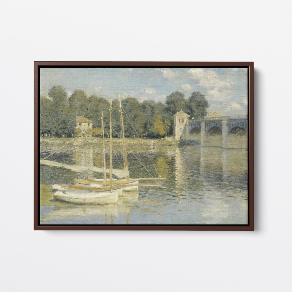 The Argenteuil Bridge | Claude Monet | Ave Legato Art Prints