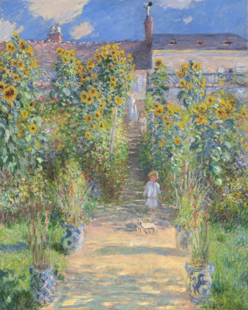 The Artist's Garden at Giverny | Claude Monet | Ave Legato Art Prints