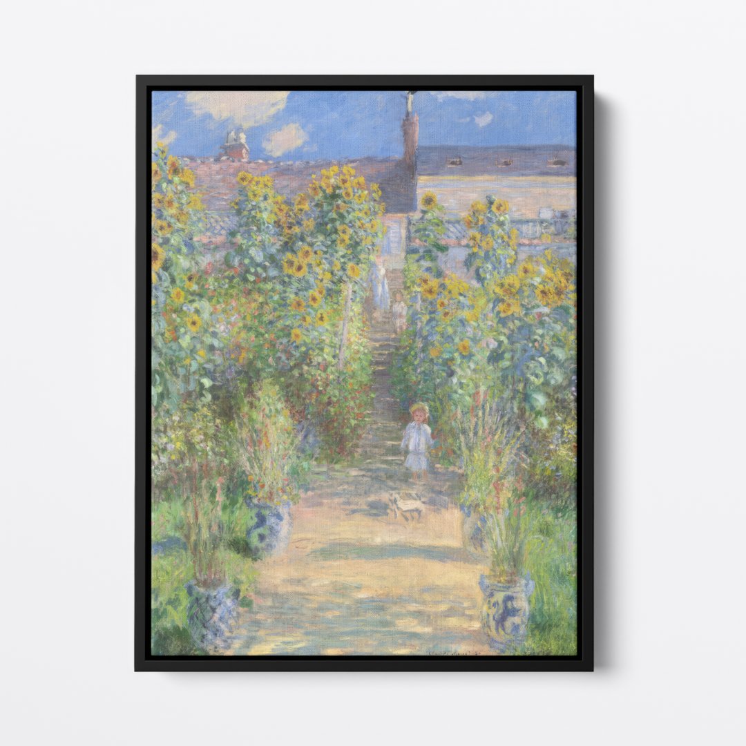 The Artist's Garden at Giverny | Claude Monet | Ave Legato | Canvas Art Prints | Vintage Artwork