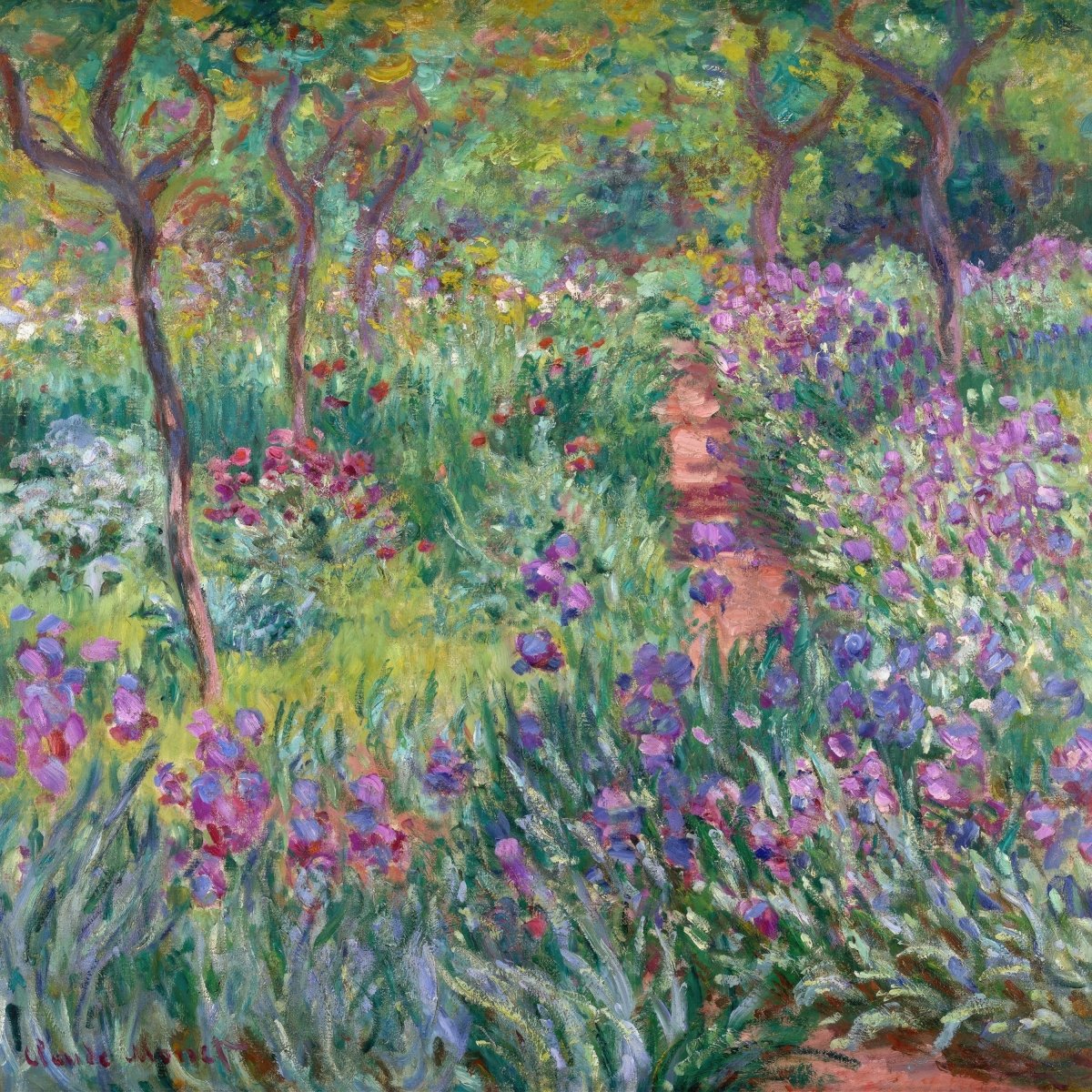 The Artist’s Garden in Giverny II | Claude Monet | Ave Legato Art Prints