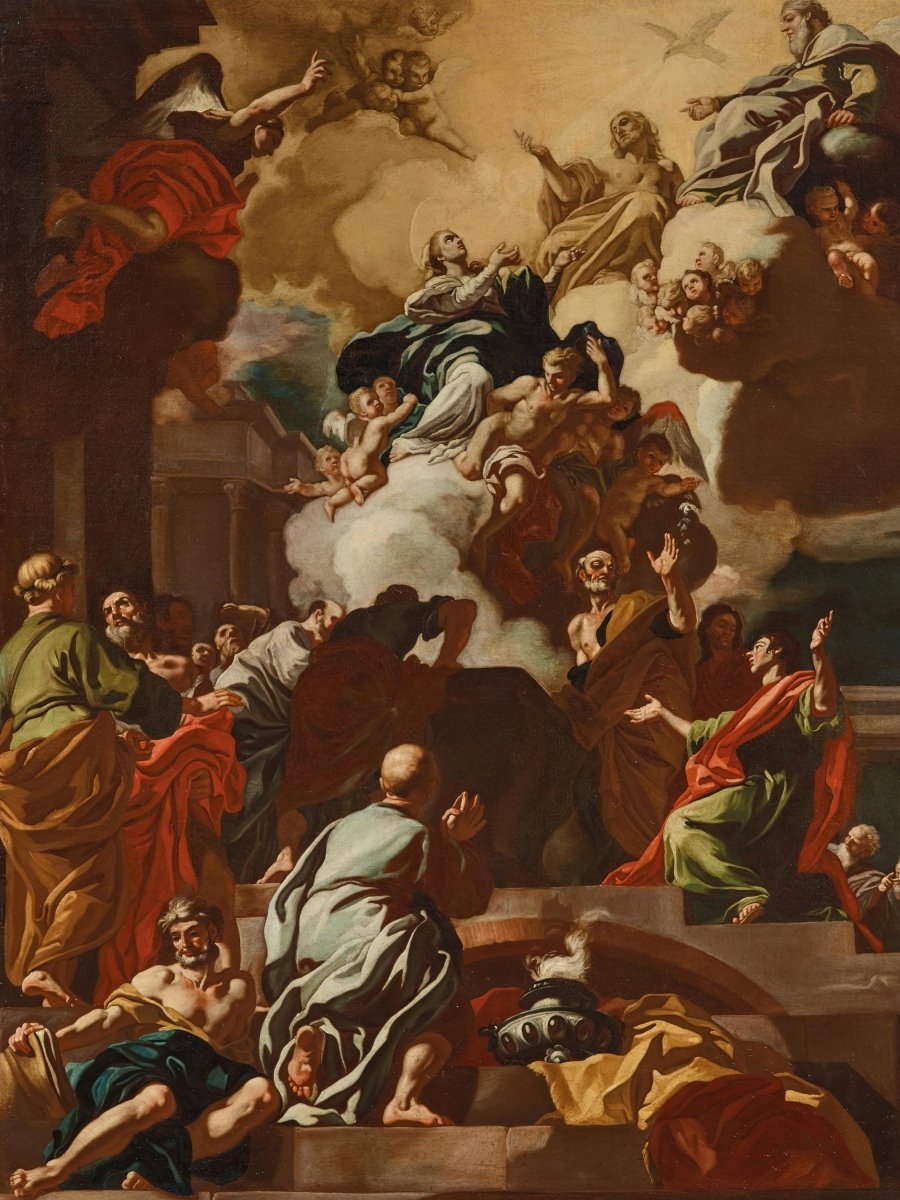 The Assumption of the Virgin | Francesco Solimena | Ave Legato Art Prints