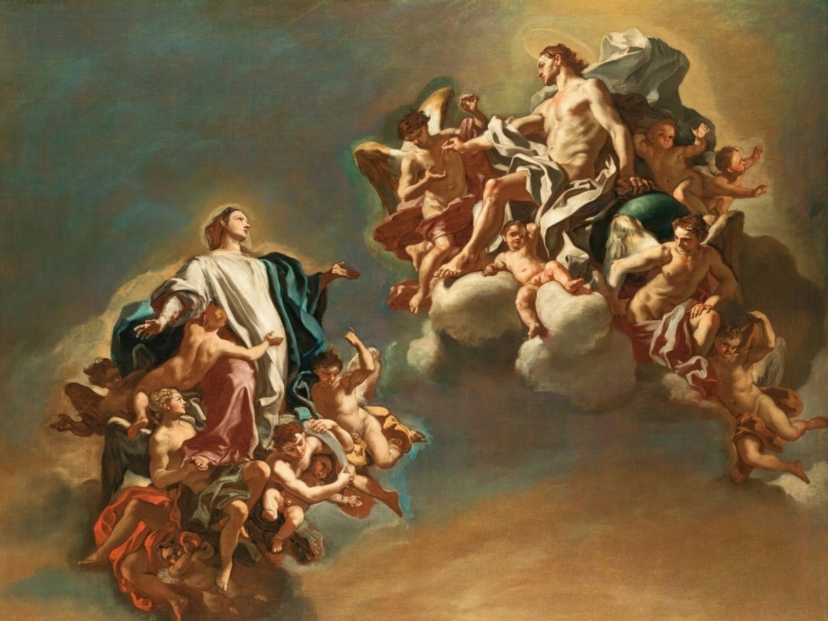 The Assumption of the Virgin | Francesco Solimena | Ave Legato Art Prints