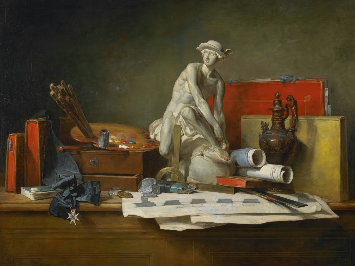 The Attributes of the Arts | Jean - Baptiste - Simeon Chardin | Ave Legato Art Prints