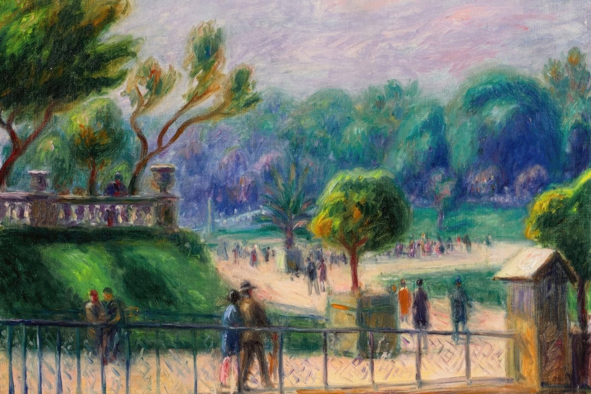 The Balustrade, Luxembourg Gardens | William Glackens | Ave Legato Art Prints