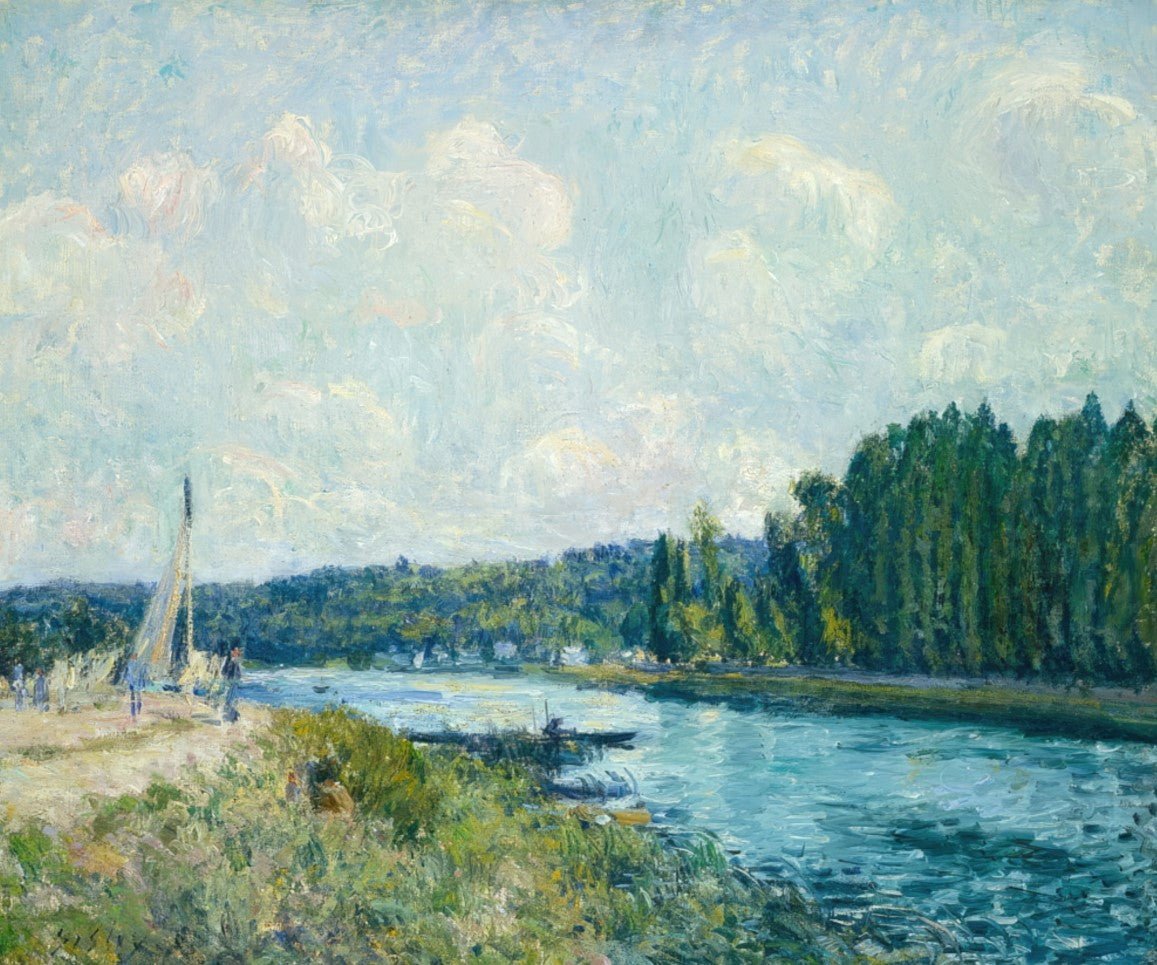 The Banks of Oise | Alfred Sisley | Ave Legato Art Prints