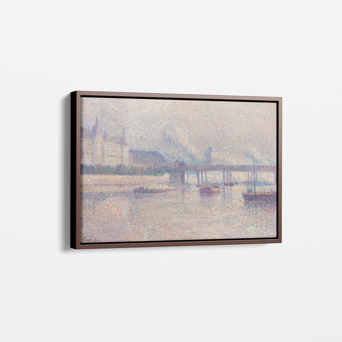 The Banks of the Seine River in Paris | Maximilien Luce | Ave Legato Art Prints