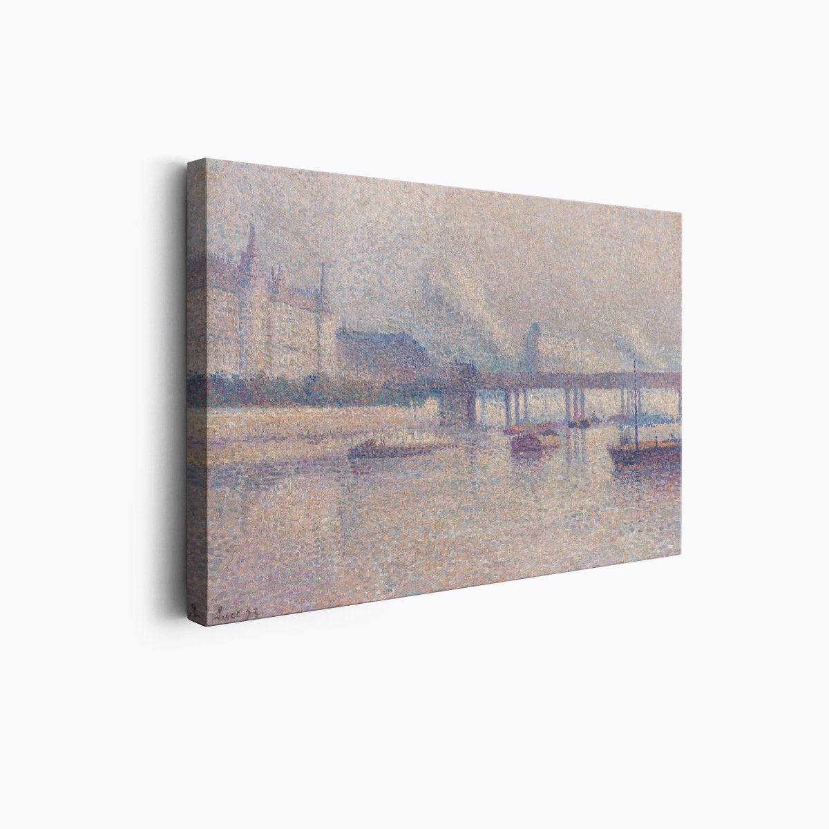 The Banks of the Seine River in Paris | Maximilien Luce | Ave Legato Art Prints