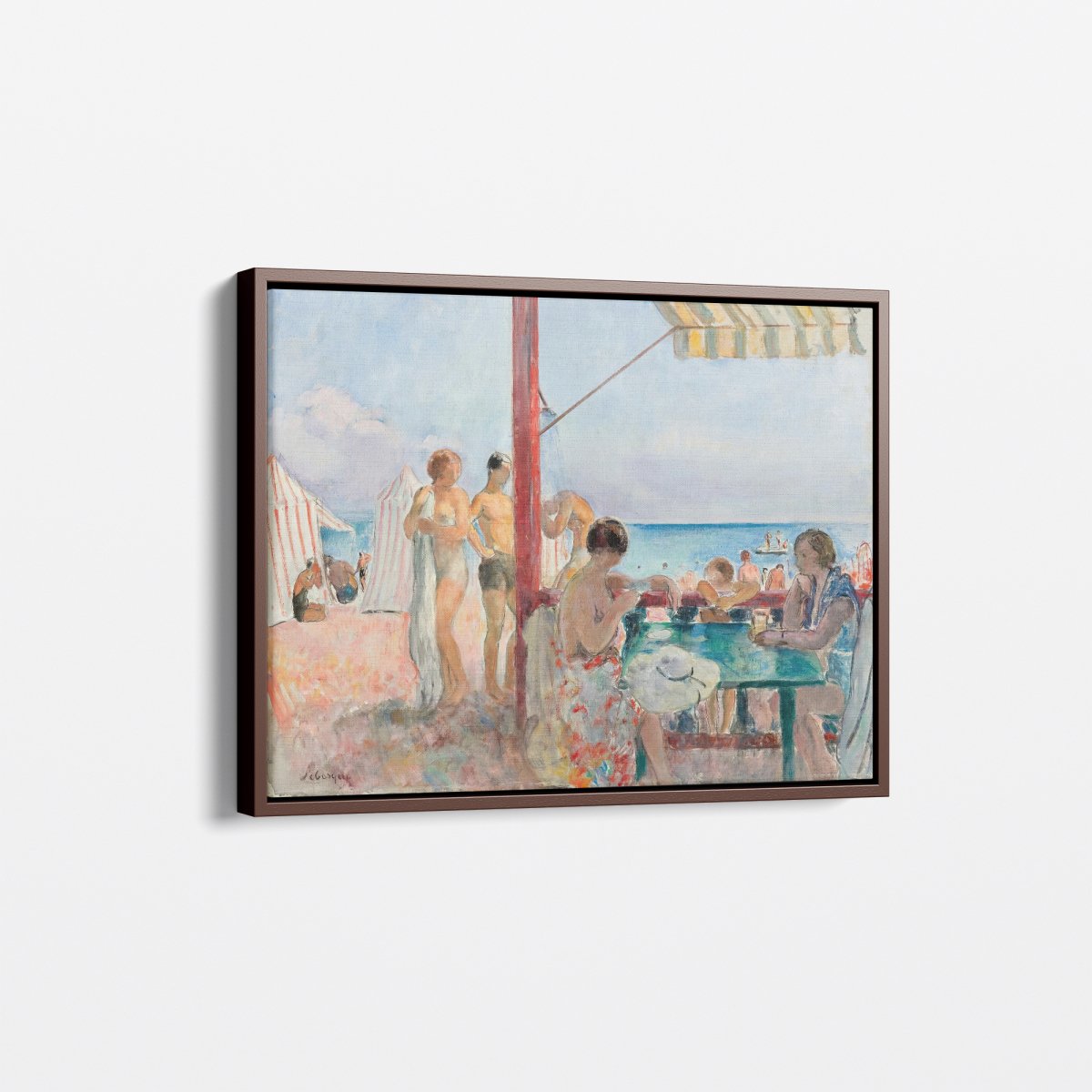 The Bar on the Beach | Henri Lebasque | Ave Legato Art Prints