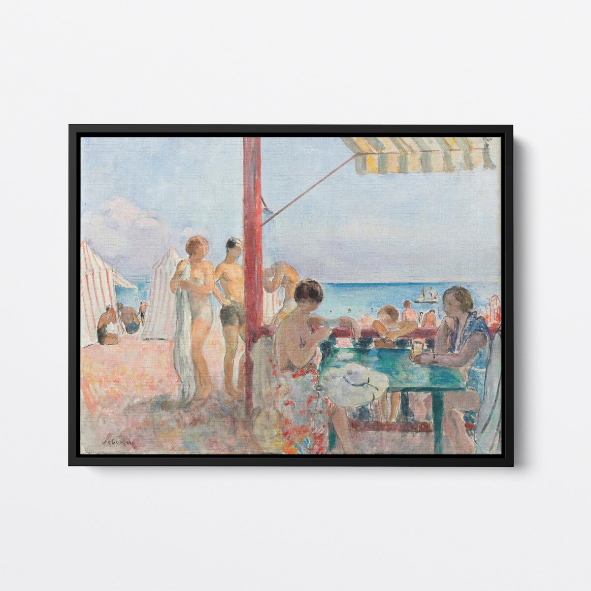 The Bar on the Beach | Henri Lebasque | Ave Legato Art Prints